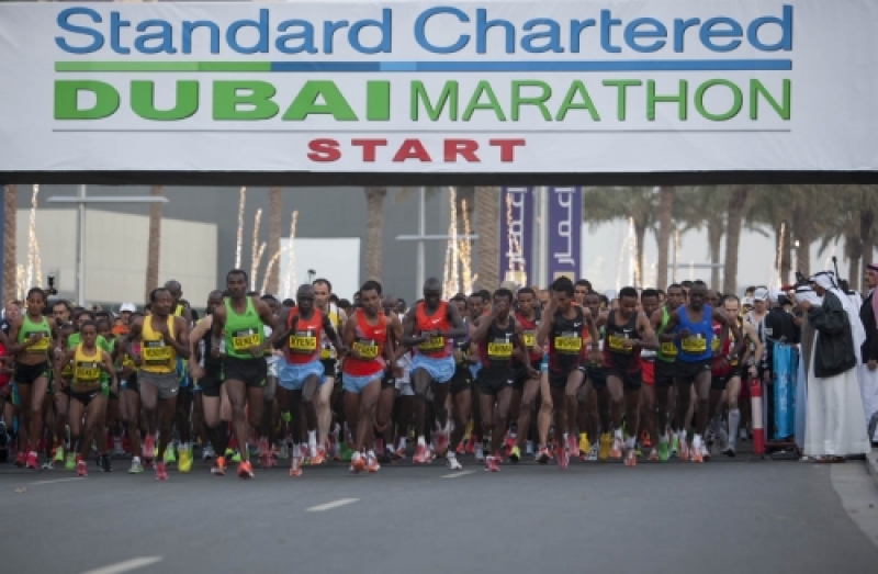 Dubai Marathon: in 7 sotto le 2h05&#039;