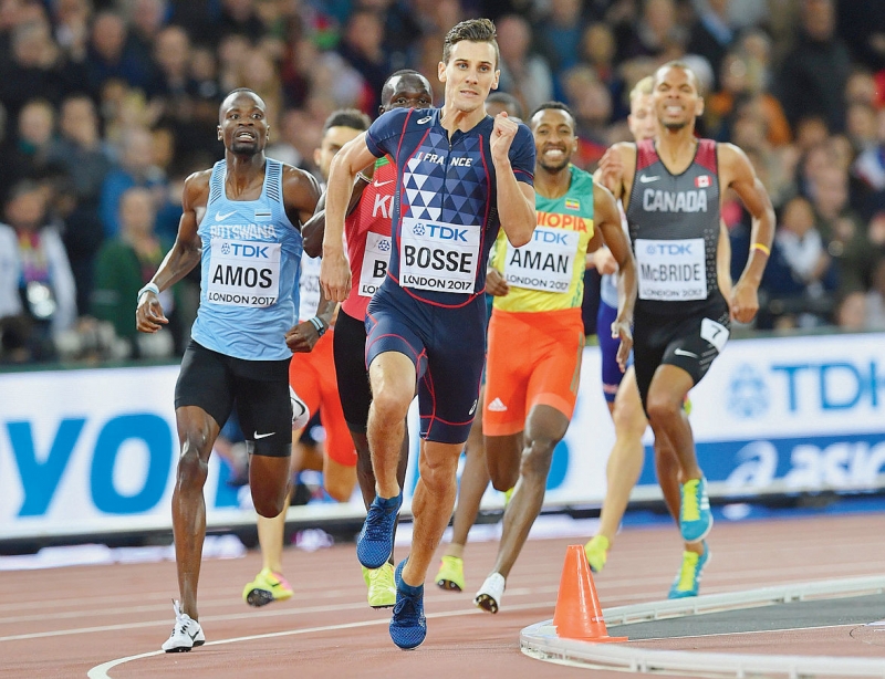 La finale degli 800 m di Londra (credit: Andrej Isakovic/AFP)