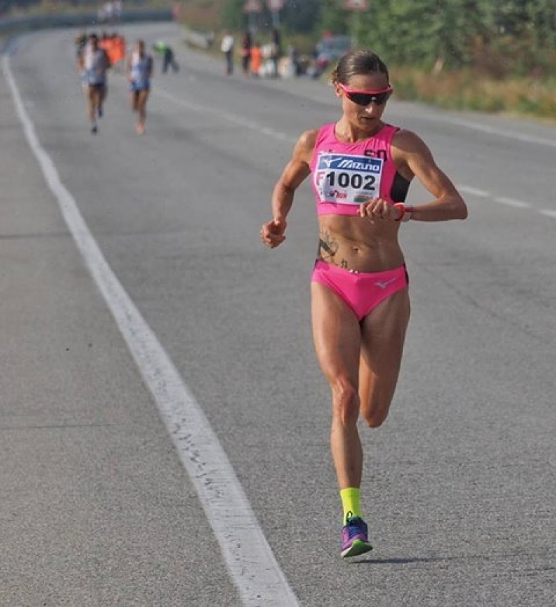 Sara Dossena alla Mezza di Vinovo (foto: Sara Dossena)