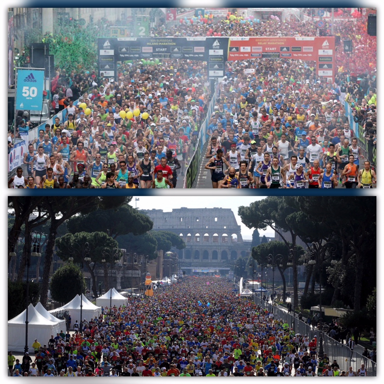 Ecco come seguire Maratona di Roma e Milano Marathon in TV Corritalia