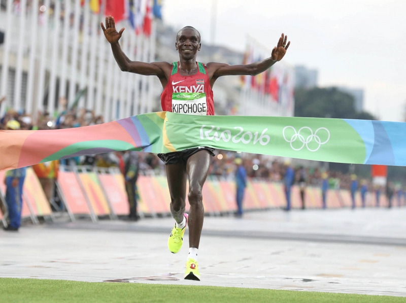Eliud Kipchoge a Rio 2016 (foto: Colombo/fidal)