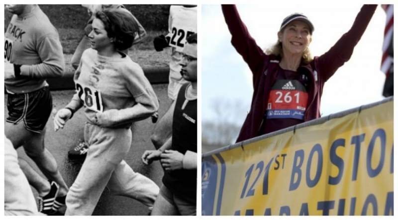 Kathrine alla Boston Marathon 50 anni dopo aver cambiato la storia delle maratone [VIDEO]