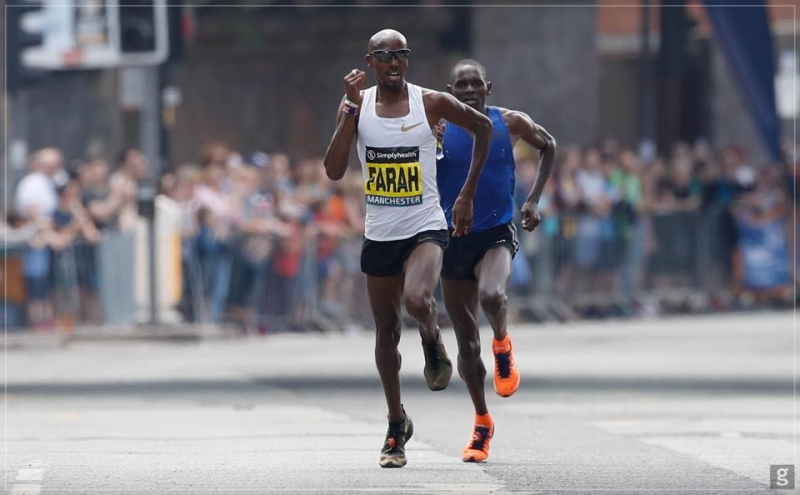 Mo Farah e Moses Kipsiro (ph: Organization)