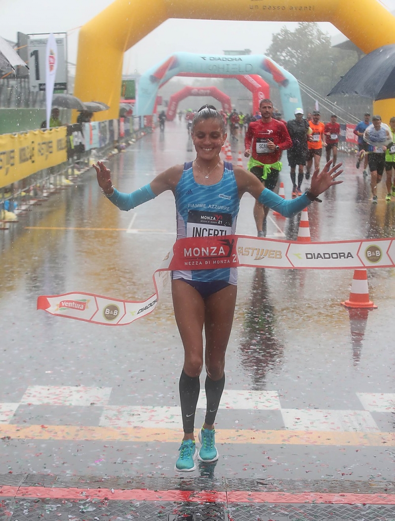 Anna Incerti alla Maratona di Francoforte
