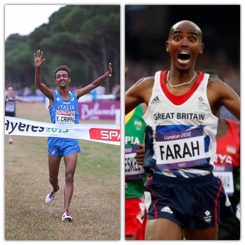 Yeman Crippa e Mo Farah