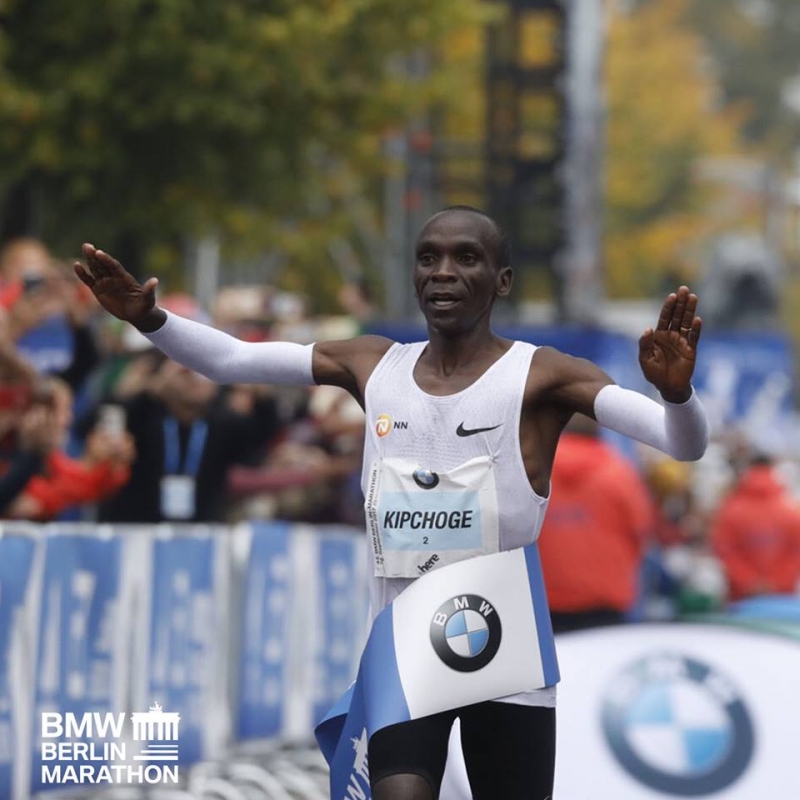 Eliud Kipchoge (ph: Berlin Marathon)